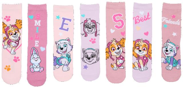 PAW PATROL Ponožky 23/26 - 31/34, 7 párů Kaufland