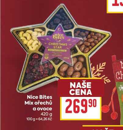 Nice Bites Mix ořechů a ovoce 420g