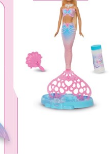Barbie bubbletastic mořská panna s bublinkovou ploutví