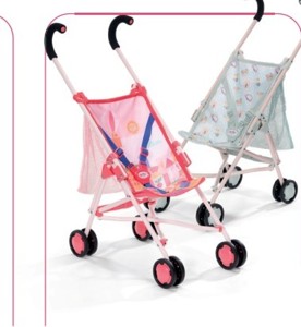 BABY born Kočárek hole se síťkou - růžový Bambule
