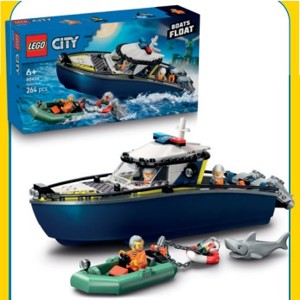 LEGO City 60456 Honička v policejní lodi Bambule