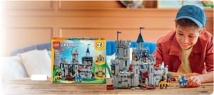 LEGO Creator 3v1 31168 Středověký hrad a rytíři na koních