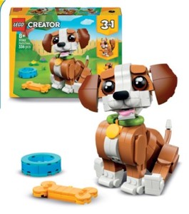 LEGO Creator 3v1 31382 Roztomilá zvířata: Roztomilé štěňátko
