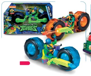 Želvy Ninja motorka s figurkou Bambule