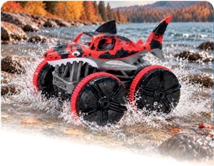 RC obojživelné auto žralok Bambule