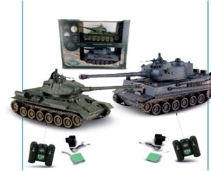RC tank T34 vs Tiger Bambule
