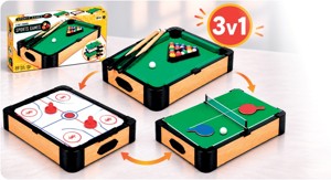 Hra Stolní kulečník 3v1 Triple-Play Bambule