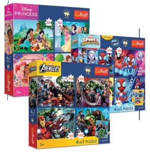 Puzzle 4x88 dílků Premium Plus mix motivů Bambule