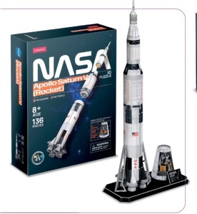 Puzzle 3D Apollo Saturn V Rocket Bambule