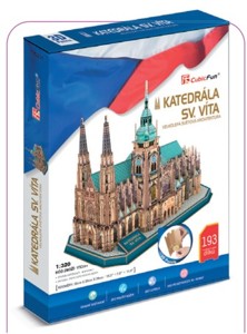 Puzzle 3D Katedrála Sv. Víta Bambule