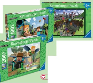 Puzzle Minecraft - 100 dílků