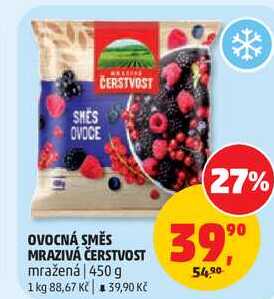OVOCNÁ SMĚS MRAZIVÁ ČERSTVOST mražená, 450 g