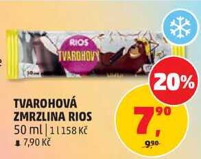 TVAROHOVÁ ZMRZLINA RIOS, 50 ml