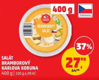 SALÁT BRAMBOROVÝ KARLOVA KORUNA, 400 g