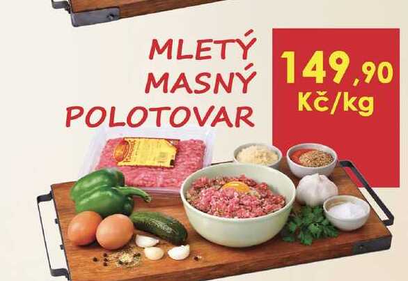 Mletý masný polotovar 1kg