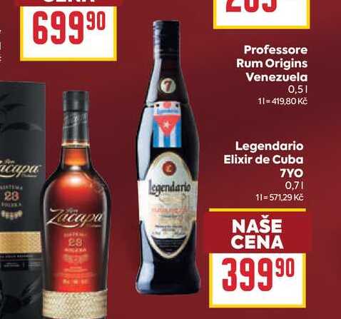 Legendario Elixir de Cuba 7YO 0,7l