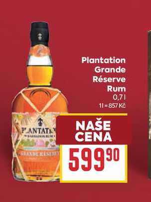 Plantation Grande Réserve Rum 0,7l