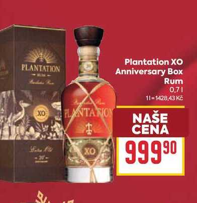 Plantation XO Anniversary Box Rum 0,7l