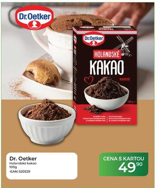 Dr. Oetker Holandské kakao 100g