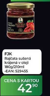 FJK Rajčata sušená krájená v oleji 180g/210ml