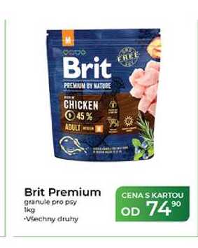 Brit Premium granule pro psy 1kg