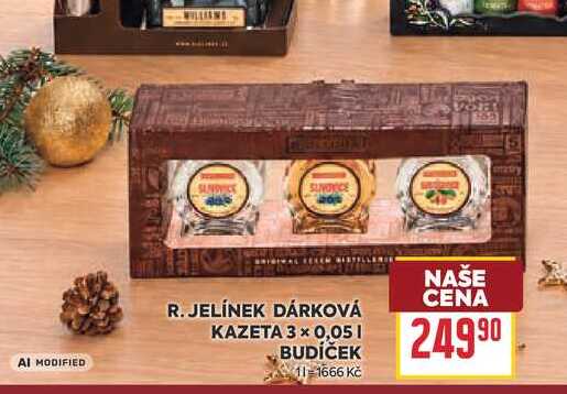 R. JELÍNEK DÁRKOVÁ KAZETA 3 × 0,05 | BUDÍČEK