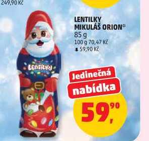 LENTILKY MIKULÁŠ ORION, 85 g