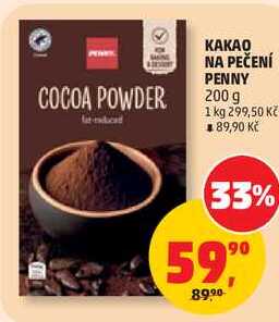 KAKAO NA PEČENÍ PENNY, 200 g
