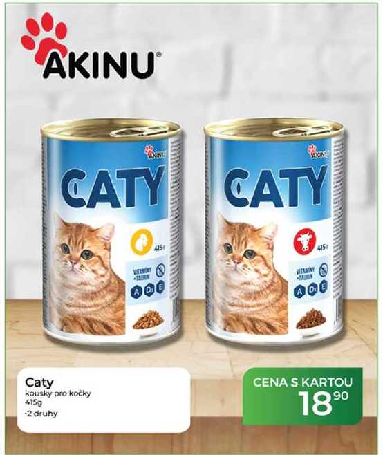 Caty kousky pro kočky 415g