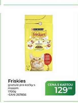 Friskies granule pro kočky s masem 1700g