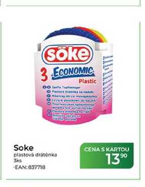 Soke plastová drátěnka 3ks Tamda Foods
