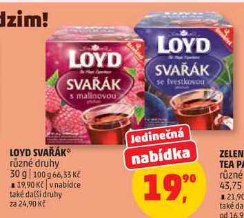 LOYD SVAŘÁK různé druhy, 30 g  