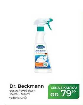 Dr. Beckmann odstraňovač skvrn 250ml - 500ml Tamda Foods