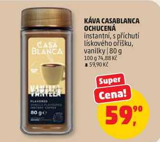 KÁVA CASABLANCA OCHUCENÁ instantní, 80 g