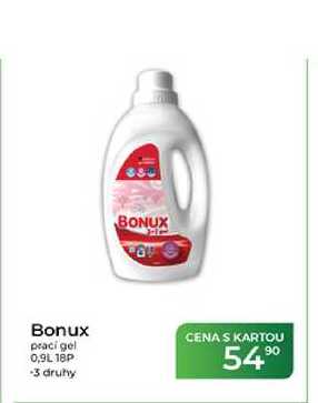 Bonux prací gel 0,9L 18P -3 druhy