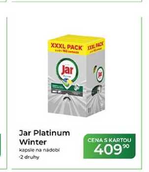 Jar Platinum Winter kapsle na nádobí 2 druhy