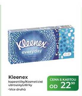 Kleenex kapesníčky/Kosmetické ubrousky/utěrky Tamda Foods