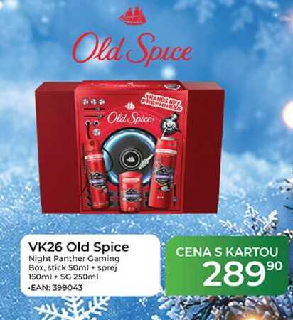 VK26 Old Spice Night Panther Gaming Box, stick 50ml + sprej 150ml + SG 250ml