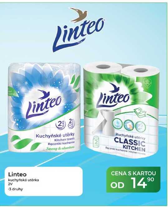 Linteo kuchyňská utěrka 2V -3 druhy Tamda Foods