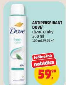 ANTIPERSPIRANT DOVE, 200 ml Penny Market