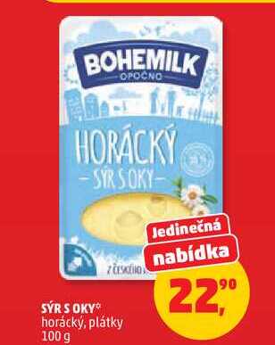 SÝR S OKY horácký, plátky, 100 g  