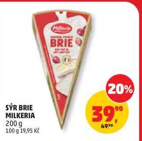 SÝR BRIE MILKERIA, 200 g 