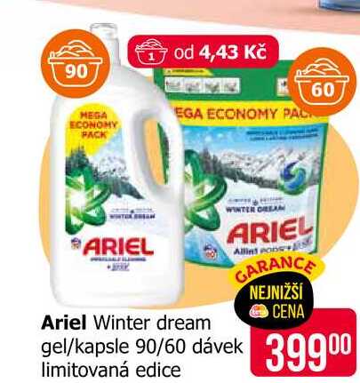 Ariel Winter dream gel/kapsle 90/60 dávek 
