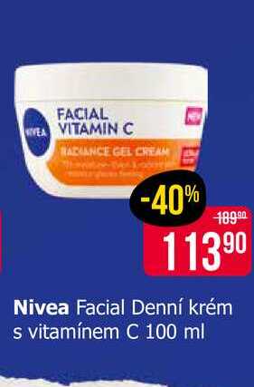 Nivea Facial Denní krém s vitamínem C 100 ml Teta drogerie