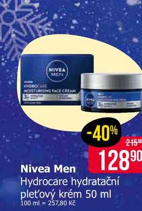 Nivea Men Hydrocare hydratační pleťový krém 50 ml