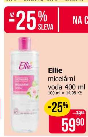 Ellie micelární voda 400 ml Teta drogerie