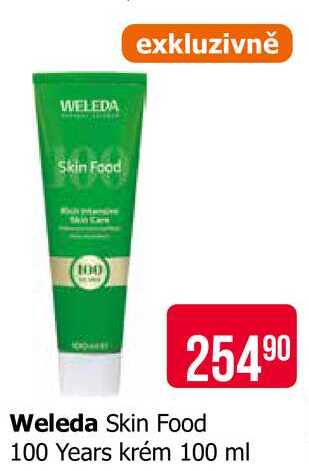 Weleda Skin Food 100 Years krém 100 ml Teta drogerie