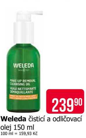 Weleda čisticí a odličovací olej 150 ml Teta drogerie