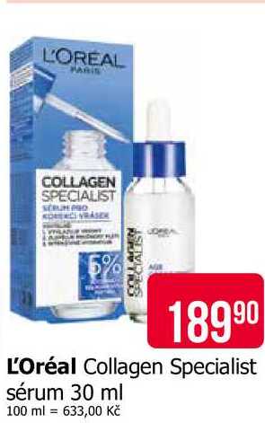 L'Oréal Collagen Specialist sérum 30 ml Teta drogerie