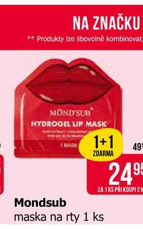 Mondsub maska na rty 1 ks Teta drogerie